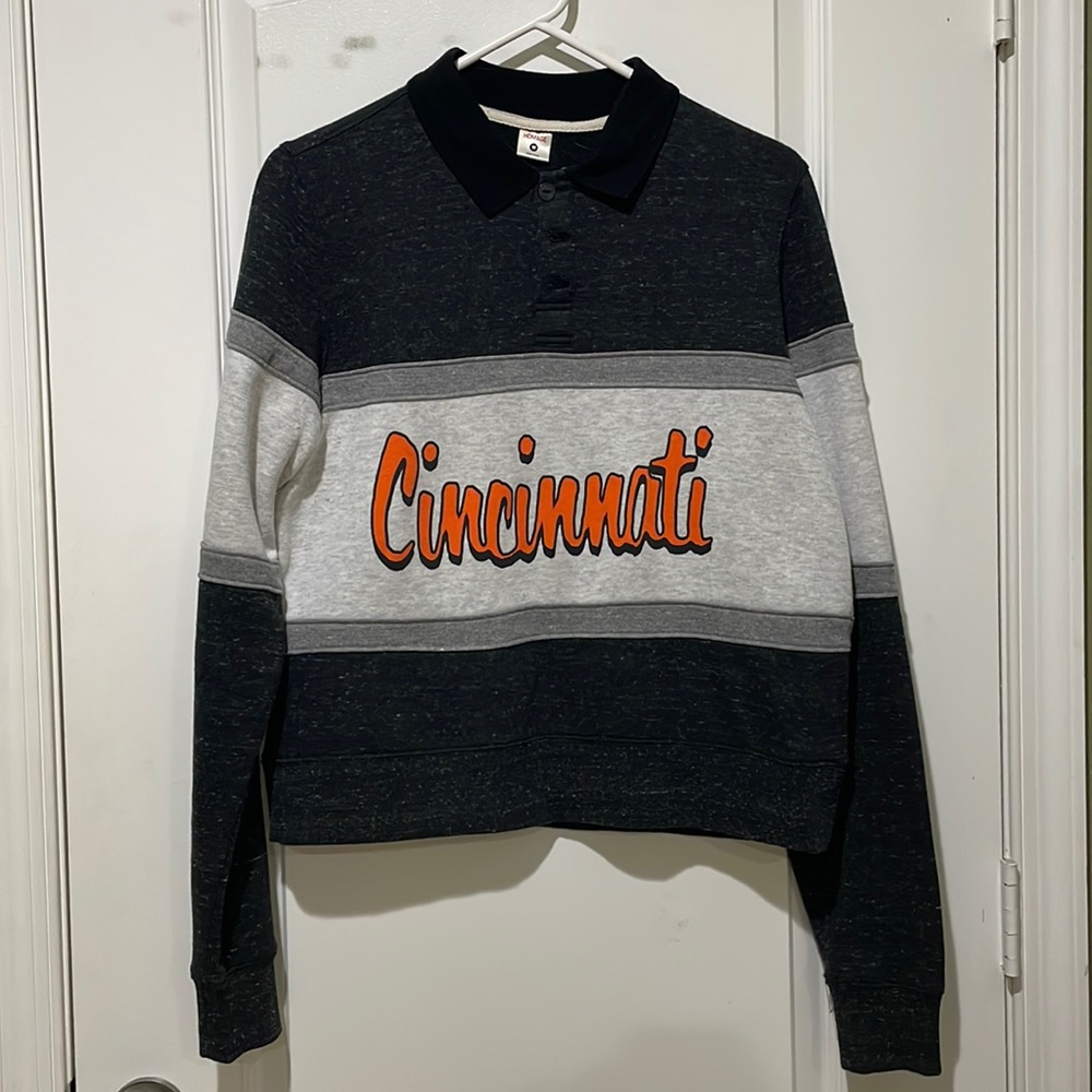 Cincinnati Bengals Collared Sweater